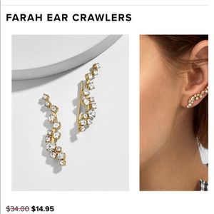 NEW BaubleBar Farah Ear Crawlers